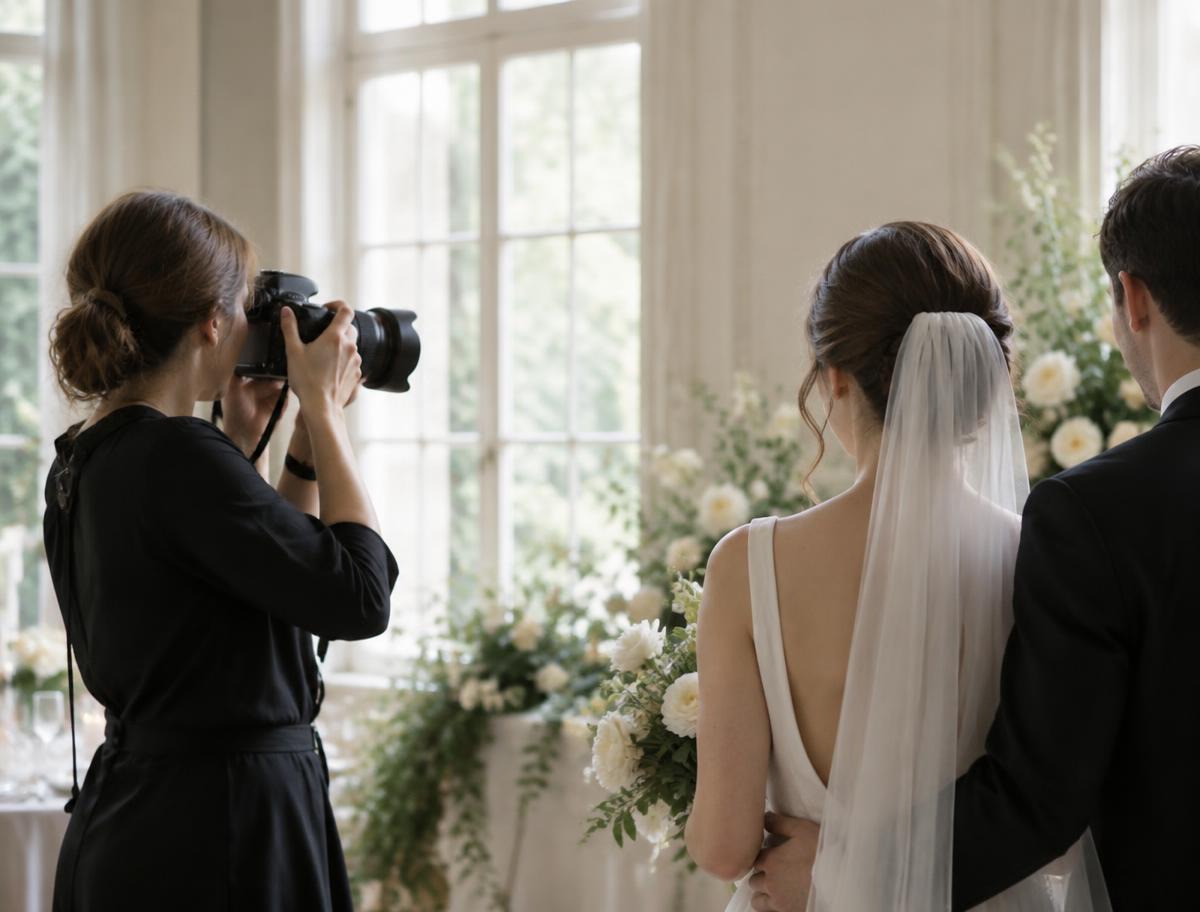 Ilustracyjna fotografia ślubna w naturalnym świetle